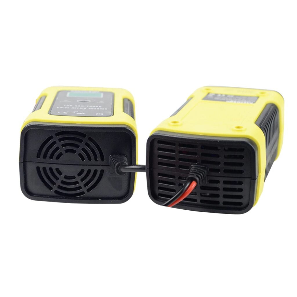 Caricatore Auto Moto Camion Lcd Automatico Caricabatterie Intelligente 12V 6A Per Auto, Moto, Camion - Automatico Con Display LCD Batteria Exide Moto